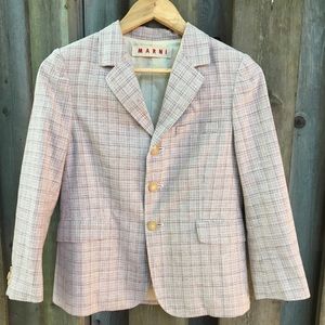 MARNI cotton linen blazer, size 6